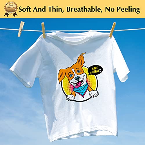 TransOurDream Heat Transfer Paper for T Shirts (20 Sheets, 8.5x11