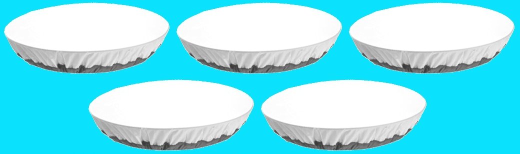 7" / 18cm to 8.25" 21cm Soft White Diffuser Sock for Flash Reflector Elastic Studio Nylon (5)