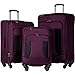 Travelhouse 3 Piece Luggage Set Softshell Deluxe Expandable Spinner Suitcase