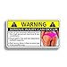 Machine Vibration Warning Decal Sticker Sexy Funny