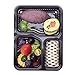 Glotoch 10 Packs 34 Ounce Rectangular Plastic Containers with Leak Proof Lid, Stackable, Disposable, BPA Free Lunch Box