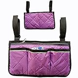 KOCKABC Wheelchair Armrest Bag, Wheelchair Side