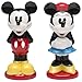 Zak Designs Mickey And Minnie Ceramic Salt & Pepper Shakers, Mickey and Minnie