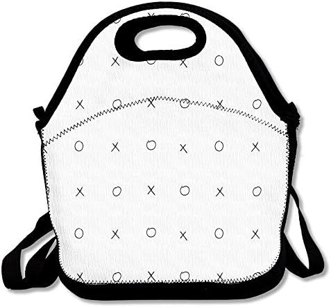 Sjqwnswjw Boys One Size Hand Drawn Cross Zero Pattern Classic Game Tic Tac Toe In Black And White Colors Cute Gym Drawstring Bags Travel Backpack Tote School Rucksack