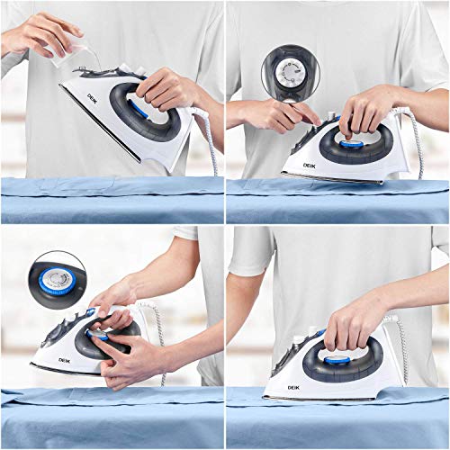 4 Deik+Non+Stick+Soleplate+Anti+Drip+Temperature