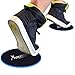 SYOURSELF Ice Cleats Snow Grips Overshoes Boots Anti-Slip Exercise Sliders, Anti-Slip Silicone Portable Walk Traction Cleats Stainless Steel Spikes for Walking, Jogging