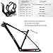 Corki Cycles Adjustable Bicycle Seatpost Clamp 34.9mm Quick Release - Aluminum Alloy Red KC89