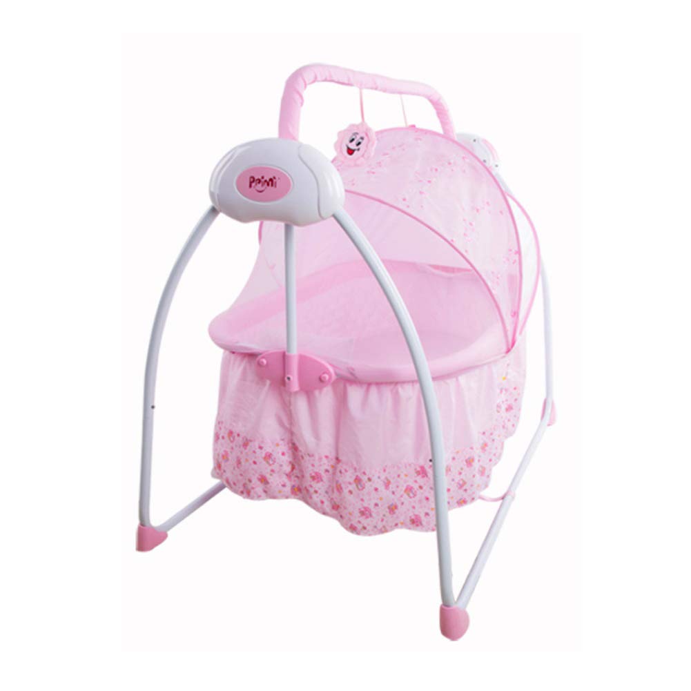 Music Cradle Baby Swing Mosquito Net Sleeping Basket Crib