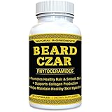 The Beard Czar- Phytoceramides- Promotes Healthy Hair &amp; Smooth Skin- Supports Collagen Production- Helps Maintain Healthy Skin Hydration- 30 Capsules
