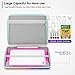 Hearoo Hard Travel Carrying Storage Case for Crayola Light-up Tracing Pad, Large Capacity for Tracing Pencil, Sheets and Other Accessories (Rainbow)
