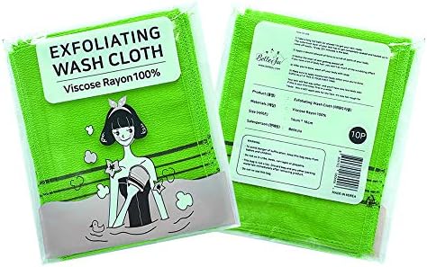 exfoliating with washcloth acne