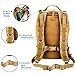 Anitee Outdoor 40L Military Backpack, Tactical Waterproof Army Rucksack with Emergency Survival kit for Camping Hiking Sport Trekking (Khaki)