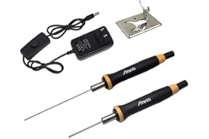Afantti Foam Cutter Hot Wire Electric Styrofoam Cutting Pen Tool | Higher Temperature | 2 Needle | Heat-Insulated Handle | for Eva Foam Board