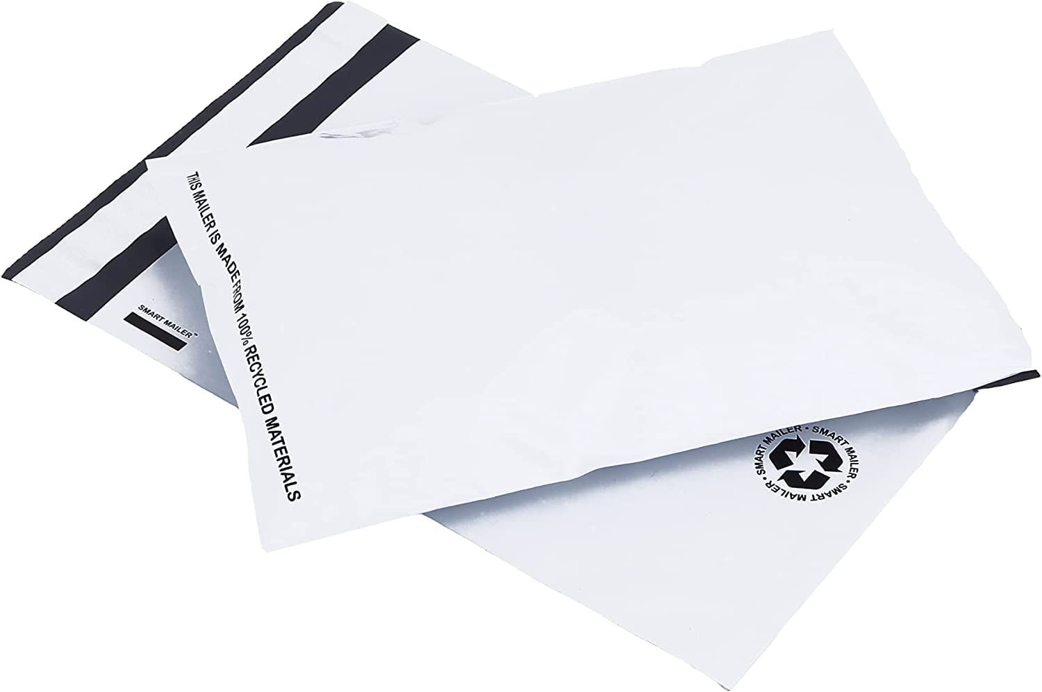 Photo 1 of 100 Count, 6x9 inch Eco Friendly Poly Mailers 100% Recycled Packaging Envelopes Supplies Mailing Bags 2.5 Mil Thick - SMART Mailer