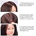 Cosmetology Mannequin Head with Human Hair Hairdressing Training Head with 26Inch Real Hair Manikin Head Doll Head with Clamp (4#)