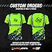 SafetyShirtz Hi Vis Work Shirts - SS360 Stealth American Grit High Visibility Shirt - Breathable, Moisture Wicking Hi Vis T Shirt - ANSI Class 2 Safety Shirt (Yellow Green, X-Large)