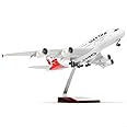 QIYUMOKE 1/200 Scale A380 Model Plane Australia Diecast Airbus A380 Model Airplane with Stand (14 in-L) Pre-Built Model kit for Adult -Aviation Creative Gifts, Tabletop Collection Display