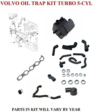OIL TRAP KIT FOR VOLVO 1998-2001 5-CYLINDER TURBO C/S/V70, S60/80, XC70 SEE APPLICATIONS