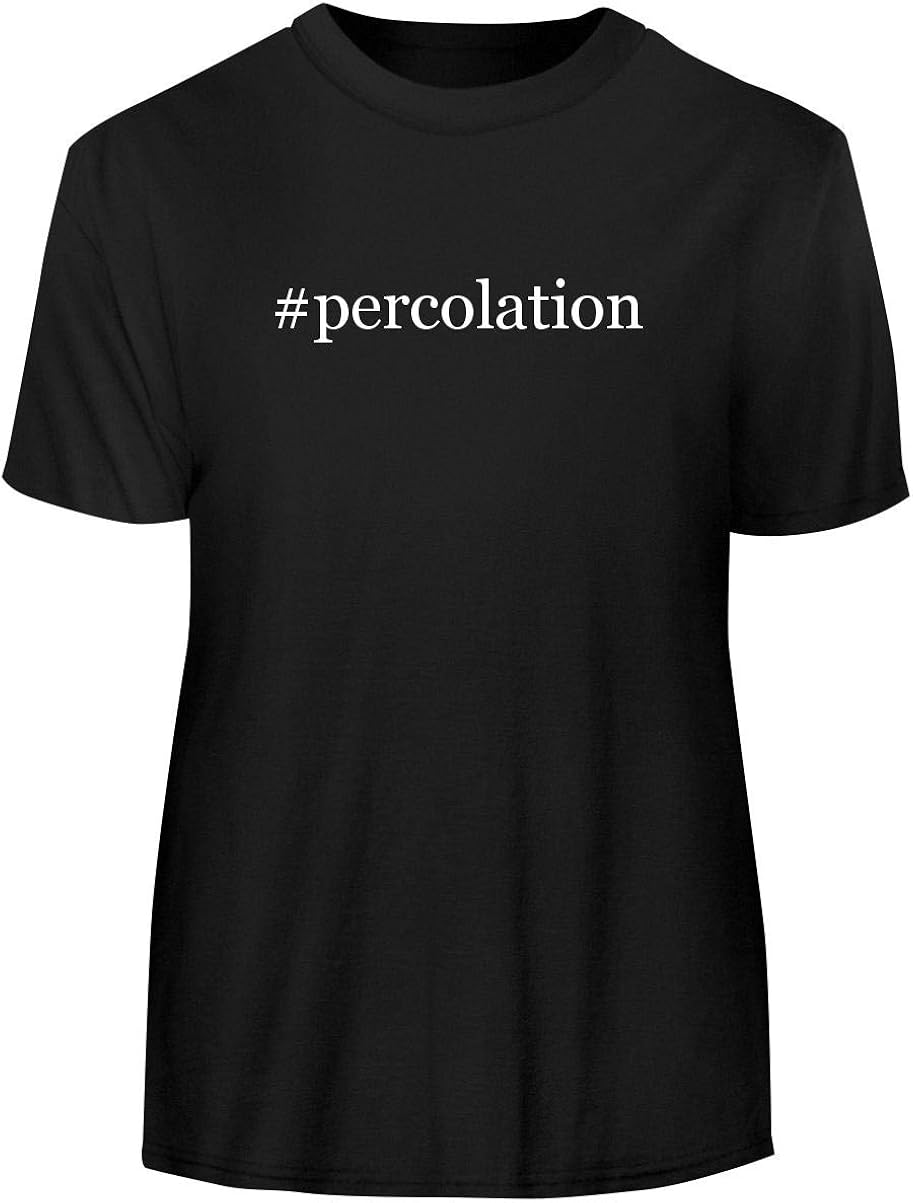 One Legging it Around #Percolation - Hashtag Men's Funny Soft Adult Tee T-Shirt