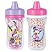 The First Years 2 Pack 9 Ounce Insulated Sippy Cup, Minnie Mouse (Color and design may vary)
