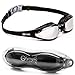Olympia Nation Pro Swim Goggles - Black with Mirrored Lenses
