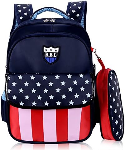 Cartoon Kids' Backpacks for Girls Boys Cute Bear Small Toddler Backpack /12 Inch Backpack - Kay Boya（Dark Blue 2）