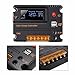 MOHOO 20A 12V 24V Solar Charge Controller Auto Switch LCD Intelligent Panel Battery Regulator Charge Controller Overload Protection (20A)