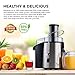 Chef's Star Juc700 Juicer Wide Mouth Fruit and Vegetable Juice Extractor, Stainless Steel