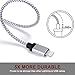 Eashion Lightning Charger, 3Pack 6FT Nylon Braided USB Cord Charging Cable Compatible with iPhone 7/7 Plus,6/6S/6 Plus/6S Plus,5/5S/5C/SE, iPad, iPod Nano 7,iPod Touch(White)