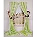 Curtain Critters ALGFMY240510COL Plush Safari Giraffe and Chocolate Monkey Curtain Tieback Collector Set