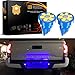 LED Monster 2x T10 194 Wedge Blue LED Lights Bulbs for License Plate Lamps License Frame Tag Number Plate (2)