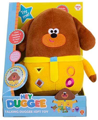 Golden Bear Soft Toy - Hey Duggee - Talking Duggee
