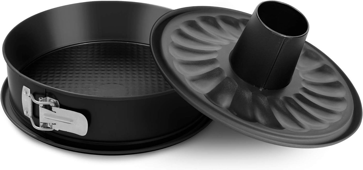 Formegolose 85024SGFG Springform 2 Bases 24 cm, Black