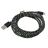 DEESEE(TM) New3M/10FT Micro USB Charger Sync Data Cable Cord for Cell Phone (H)