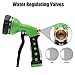 CINOTON Garden Heavy Duty Hose Nozzle, Water Hose Nozzle for Garden, Hose Sprayer Nozzle Heavy Duty 8 Adjustable Watering Patterns Suitable for Water Lawn and Garden, Wash Dogs & Pets