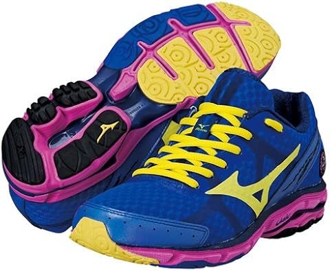 Amazon Mizuno ミズノ ランニングシューズ ウェーブ ライダー 17 レディース ブルー イエロー 23 5cm Wave Rider 17 W 235 J1gd Mizuno ミズノ シューズ バッグ