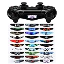 eXtremeRate Light Bar Decal Stickers Set of 30 Different Pcs for PS4 Playstation 4 PS4 PS4 Slim PS4 Pro Controller - Color Prints Game Theme Mix Stickers ?New