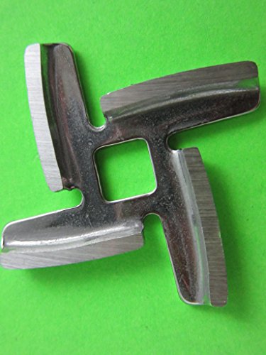 Two New Sharp Cutting Blade Knife for Villaware 5265-05 Meat Grinder