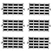 6 Pack Fresh W10311524 AIR1 Air Filter Replacement for Whirlpool,Maytag, Kitchenaid, Kenmore,Amana and Jenn Refrigerator Compatible with FreshFlow Air Filter