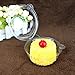Aketek 50 x Plastic Single Individual Cupcake Muffin Dome Holders Cases Boxes Cups Pods