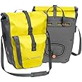 VAUDE Aqua Plus - Rear Pannier Bike Bag - Set of 2 - PVC-Free Tarpaulin Bike Panniers - Waterproof Pannier Bags with Front Pocket and 51 Litre Total Storage Volume