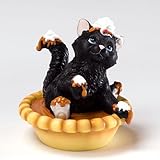 Enesco 4027984 Charming Purrsonalities Hi Pumpkin Puss Figurine, 3-3/4-Inch