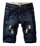 Myncoo Men's Distressed Ripped Denim Shorts