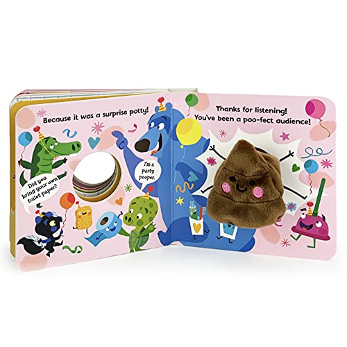 Poop! - Funny Finger Puppet Board Book Encouraging Potty Training, Ages 1-4 (Children's Interactive Finger Puppet Board Book)