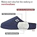 Men's and Women's Classic Memory Foam Plush House Slippers, Autumn Winter Breathable Indoor/Outdoor Shoes 40-41 (US Men's 7-8; Women's 9-10), Navy Blue