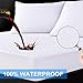 LANIAKEA Waterproof Mattress Protector King-Size Soft Premium Cotton, Breathable & Noiseless Mattress Pad Cover, Fitted 14