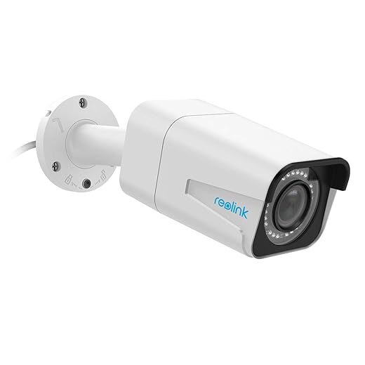 Reolink 5MP Caméra PoE Zoom Optique 4X Autofocus Caméra IP Extérieure avec Fente pour Micro SD Carte Caméra PoE Interieure Surveillance Support Audio IR FTP Vision Nocturne IP66 RLC-511