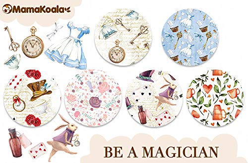 Mama Koala One Size Baby Washable Reusable Pocket Cloth Diapers, 6 Pack with 6 One Size Microfiber Inserts (Be A Magician) - Thumbnail 3
