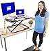 X-Elite Pro Glide Standing Desk - Instantly Convert Any Surface to a Stand up Desk! Large Sit to Stand Desk Converter! Strong & Sturdy! (31 x 21)