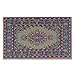 loinhgeo-Dollhouse Scene Decor,1/12 Dollhouse Miniature Turkey Carpet Rug Doll House Floor Furniture Accessory - Blue